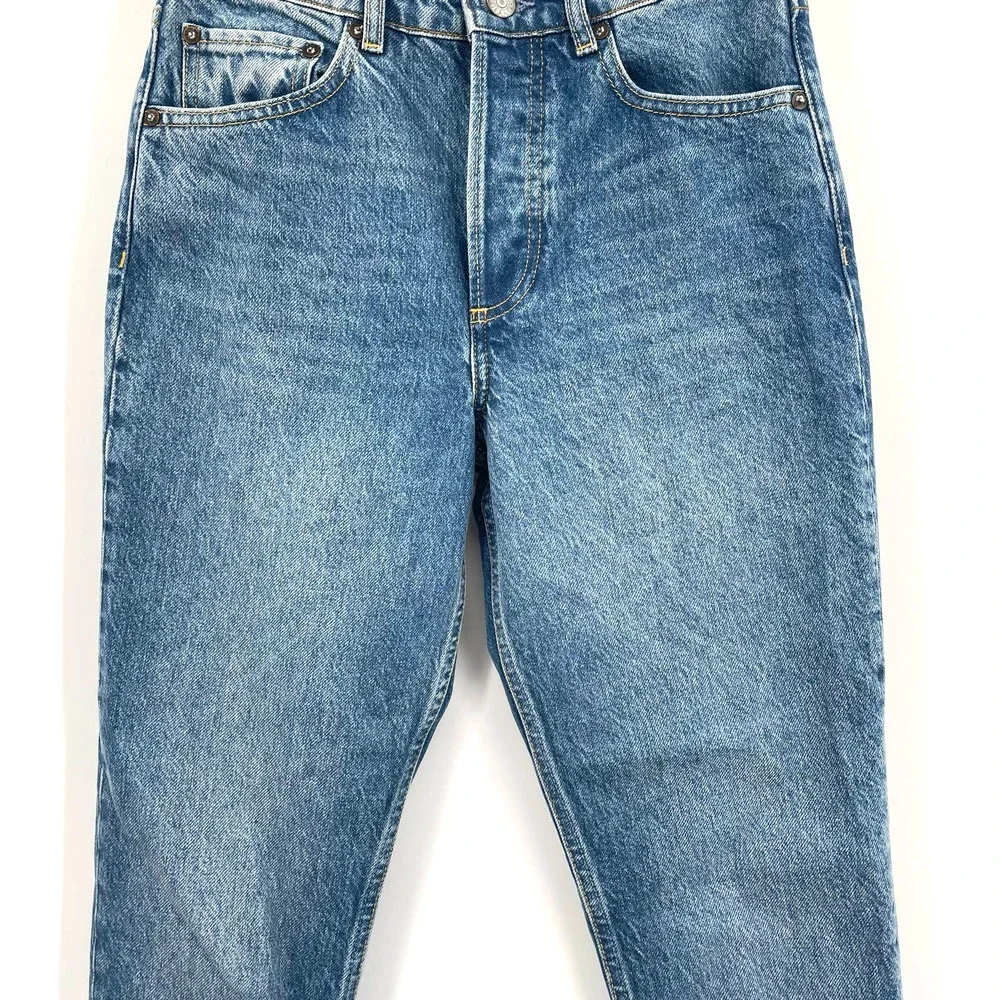 Boyish The Billy High-Waist‎ Skinny Jean Conversation Wash Size 25 Rigid Denim